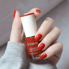 40 Colors Nail Polish Normal Without Lamp Art Manicure Semi-permanent Varnish Quick Dry Tearable 8ml Long Lasting Nail Polish