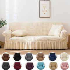 1/2/3/4 Seat Retro Sofa Cover Elastic Spandex Armchair Cover Stretch Plaid Luxury Large Sofa Covers For Hotel Home Living Room