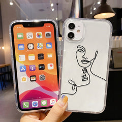 For Samsung S20 FE Case Abstract Clear Funda S10 S22 S20 Plus S21 Ultra A53 A33 A12 A02 A21S A22 A32 A50 A51 A52 A71 A72 Cover
