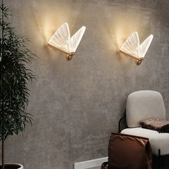 Nordic modern Butterfly shape LED wall lamp Minimalist sconces lights indoor lighting home decor bedroom living room kitchen kid
