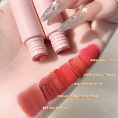 5/6Pcs Waterproof Lipstick Sexy Lipstick Matte Velvet Lipsticks Lips Makeup Cosmetics Labiales Matte  Lasting Lip Glaze TSLM1