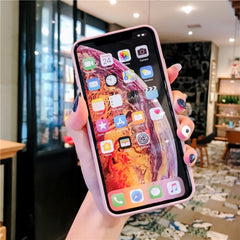 Cute 3D Avocado Candy Color Ultra Thin Phone Soft Case For iPhone 11 Pro Max X Xs XR 7 8 Plus SE  Solid Color Silicone Cover