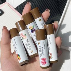 Fruity Lip Balm Moisturizing Nourishing Lip Gloss Natural Temperature Change Color Lipstick Makeup Cosmetics Women Lip Skin Care