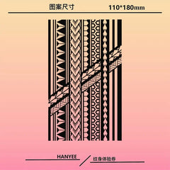 YICKYUE  -  Herbal Juice Tattoo Stickers for Women Man Arm Art Temporary Tattoos Waterproof Snake Fake Tattoo Punk Lasting Tattoo Stickers