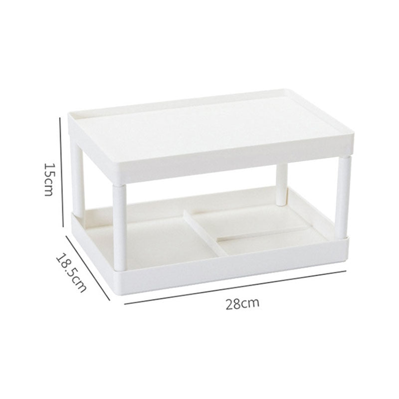 W&G Desktop Storage Rack 2 Layers Rack Stationery Organizer Dormitory Transformation Rack Storage Shelf Desk Organizer