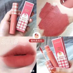 Yickyue Soft Matte Lipstick Lightweight Lip Clay Lip Cream Velvet Waterproof Long Lasting Smooth Lip & Cheek Makeup Lip Glaze Cosmetics