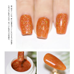 SKVP Glitter Nail Gel Polish UV LED 8ML Base And Top Coat For Nails Sequins Soak Off Polish Venalisa Semi Permanant Nail Art