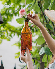 Amber Glass Vase