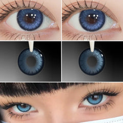 YICKYUE  -  1 Pair Korean Hot Selling Lenses Color Contact Lenses With Prescription Myopia Lenses Pink Lenses High Quality Lenses