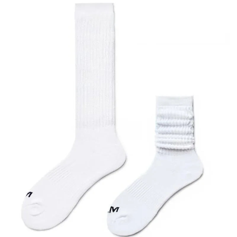 Hearujoy Socks Calcetines Solid Long Tube Socks Sweat Sport Socks Men Men's Clothing Calcetines Hombre Thread Cotton Basketball Fashion