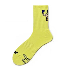 Hearujoy Men Socks Calcetines Cartoon Calcetines Hombre Kobieta Skarpety Crew Ankle Socks Personality  Sport Basketball Men's Socks