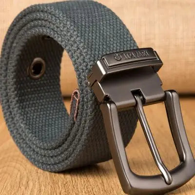 HEARUJOY  -  Weave canvas belt men military  workout Casual Jeans Brand Belt Young student needle Buckle-Belt Male Tactical waist Belt