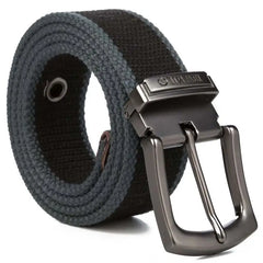 HEARUJOY  -  Weave canvas belt men military  workout Casual Jeans Brand Belt Young student needle Buckle-Belt Male Tactical waist Belt
