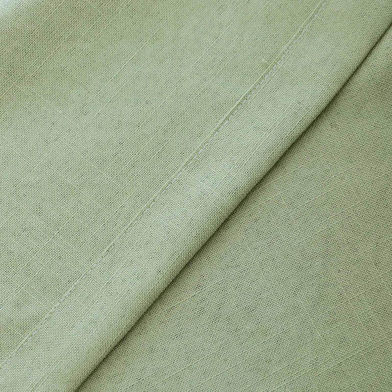 YICKYUE  -  European Milk Embroidery Curtains for Living Dining Room Bedroom French Lace Half Blackout Window Screen Korean Green Custom