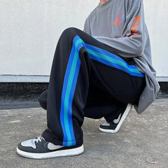 Hearujoy Straight Men's Sweatpants Flated Young La Jogger New Items In Baggy Trousers Goth Vintage Summer Casual Stylish Man Sweat Pants