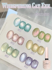 YICKYUE  -  1-20pcs PSK Fantastic Ocean Bubble Cat Eye Gel Nail Polish Spring/Summer Bestsell Pink Green Blue Glass Beads Nail Supplies