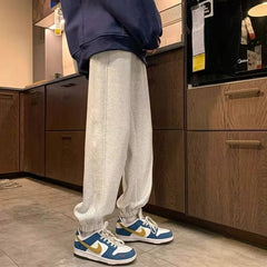 HEARUJOY  -  Plain Male Sports Pants Joggers Fashion Y2k Autumn Winter Essential Casual High Quality Harajuku Harem Trousers Men's Sweatpants