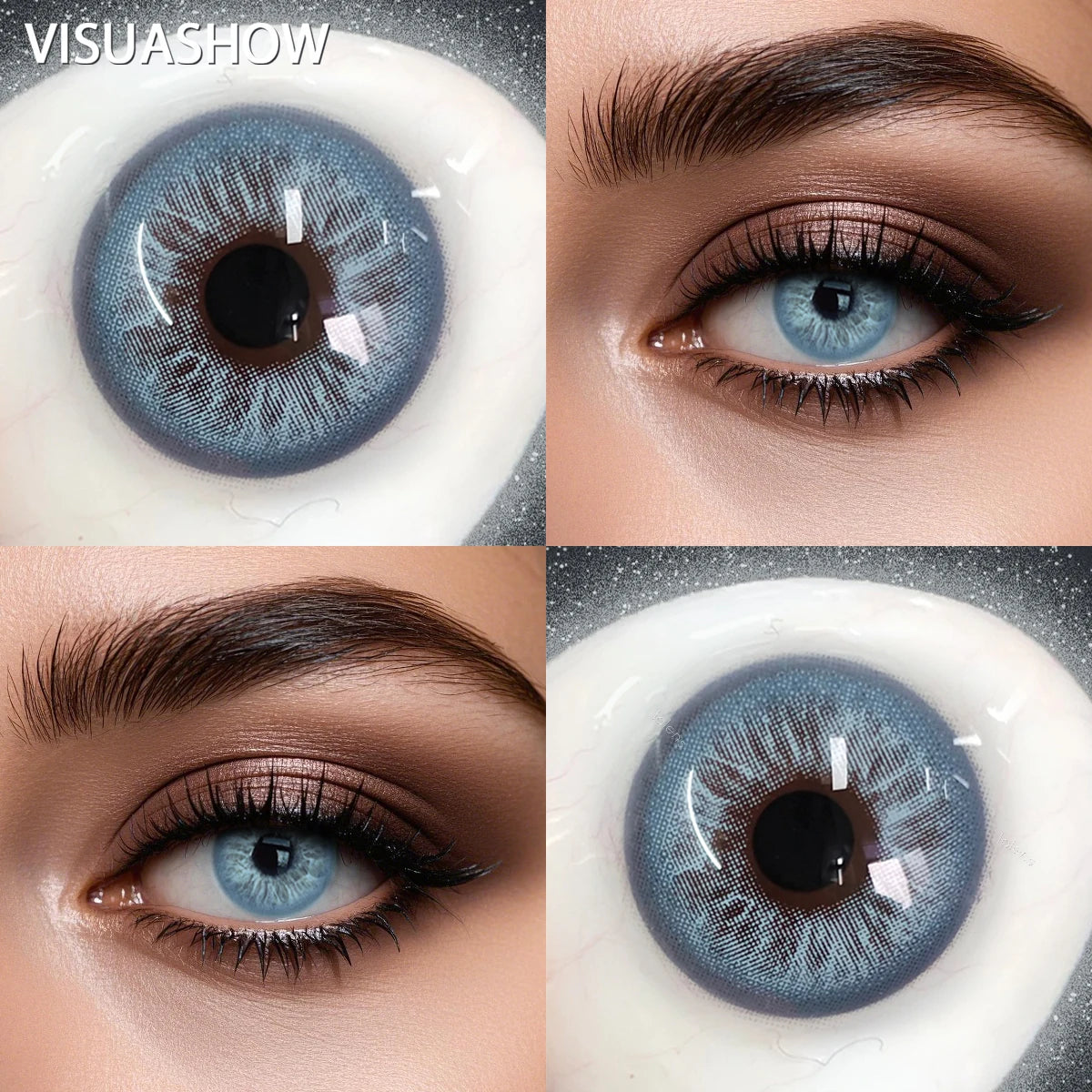 YICKYUE  -  14.20mm Soft Natural Colored Contact Lenses, for Women's Daily Makeup, Campus, Office, Commute, Dating & Casual Outing