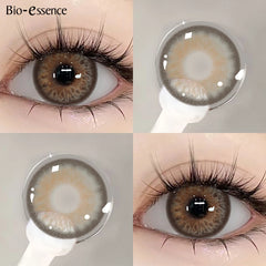 YICKYUE  -  2pcs Colored Contact Lenses for Eyes Russian Girl Pro Blue Natural Gray Eye Lenses Green Lens Cosmetic Beauty Pupils