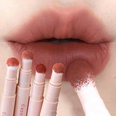 YICKYUE  -  Matte Lipstick Silky Powder Cream Shimmer Hydrating Waterproof Long Lasting Velvet Lip Glaze Plump Lip Clay Cosmetics