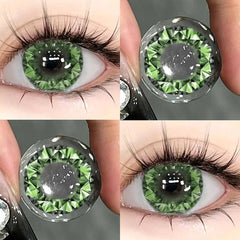 YICKYUE  -  2pcs Diamond Cosplay Nightclub Party Contact Lenses Luxury Cosmetic Eye Softlens