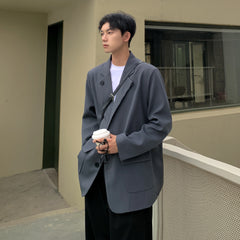 Hearujoy Autumn New Leisure Blazers Men Trendy Casual Suit Jackets Male Daily Ins Streetwear Simple Korean All-match Suit-tops