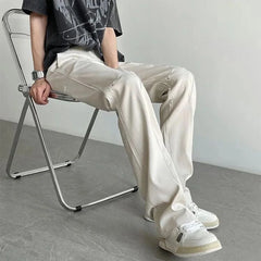 Hearujoy American High Street Slim Suit Pants Summer Men Spring Summer New Casual Pants Tide Brand Design Neutral Trouser LGBT Streetwear