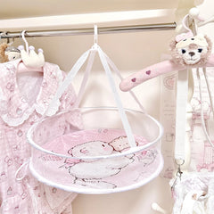 YICKYUE  -  Cute Cat Storage Basket Home Dormitory Socks Underwear Folding Sweater Drying Basket Single Layer Double Layer Storage Basket