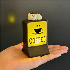 YICKYUE  -  Creative Refrigerator Sticker Convenience Store Magnetic Light Signs Display Board Luminous Light Box Model Light Box Decorative