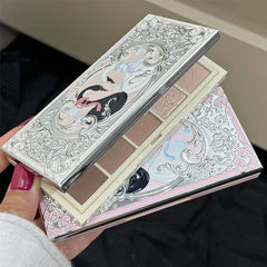 YICKYUE  -  10 Colors Eyeshadow Palette Purple Glitter Pearlescent Matte Nude Eye Shadow Shimmer Makeup Lasting Beauty Eye Cosmetics