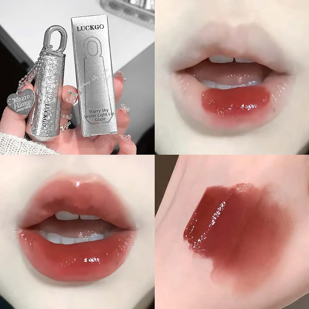 YICKYUE  -  Lip Gloss Long-lasting Moisturizing Waterproof Non-fading Mirror Moisturizing Lip Gloss Women's Cosmetics