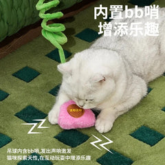 YICKYUE  -  Bite & Tug Resistant Pet Throw Pillow Toy Self-Play Boredom Relief Cat Wand for Indoor Small Medium Cats Dogs Pet Chew Toys