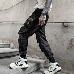 Hearujoy Hip Hop Tactical Cargo Pants Men Multi Pocket Joggers Trousers Autumn Functional Elastic Waist Fashion Streetwear Pant