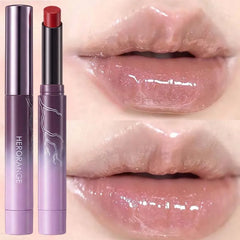 YICKYUE  -  1 Pcs Grape Purple Colors Hydrating and Moisturizing Mirror Water Light Lip Gloss Glass Gloss Translucent Solid Lipstick Makeup