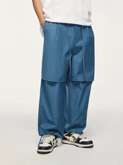Hearujoy Parachute Waterproof Pants Man Blue Oversize Sweatpants Men's Sports Trousers Male Casual Japanese Streetwear Hip Hop