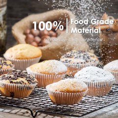 YICKYUE  -  3PCS Black Carbon Steel Baking Cooling Rack for Cakes Bread Cookies -Non-Stick Durable Cooling Grids Multi-Purpose Kitchen Tool