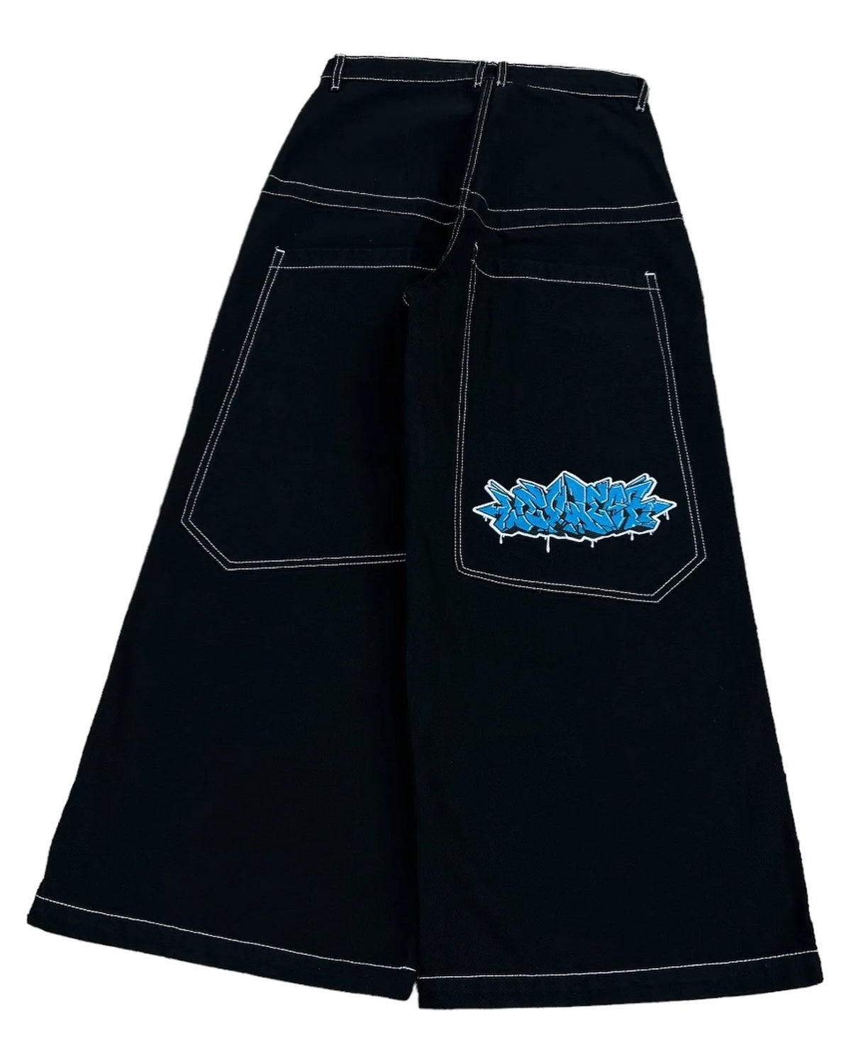 Hearujoy Jeans New Y2K Harajuku Hip Hop Letter Embroidered Retro Baggy Jeans Denim Pants Men Women Goth High Waist Wide Trousers