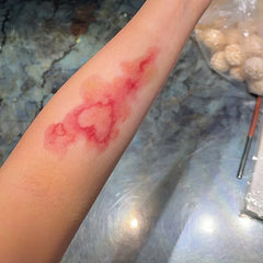 YICKYUE  -  Heart Bruise Fake Tattoo for Woman Man Arm Art Scar Blood Stasis Temporary Tattoos Waterproof Tatuajes Temporales Cosplay