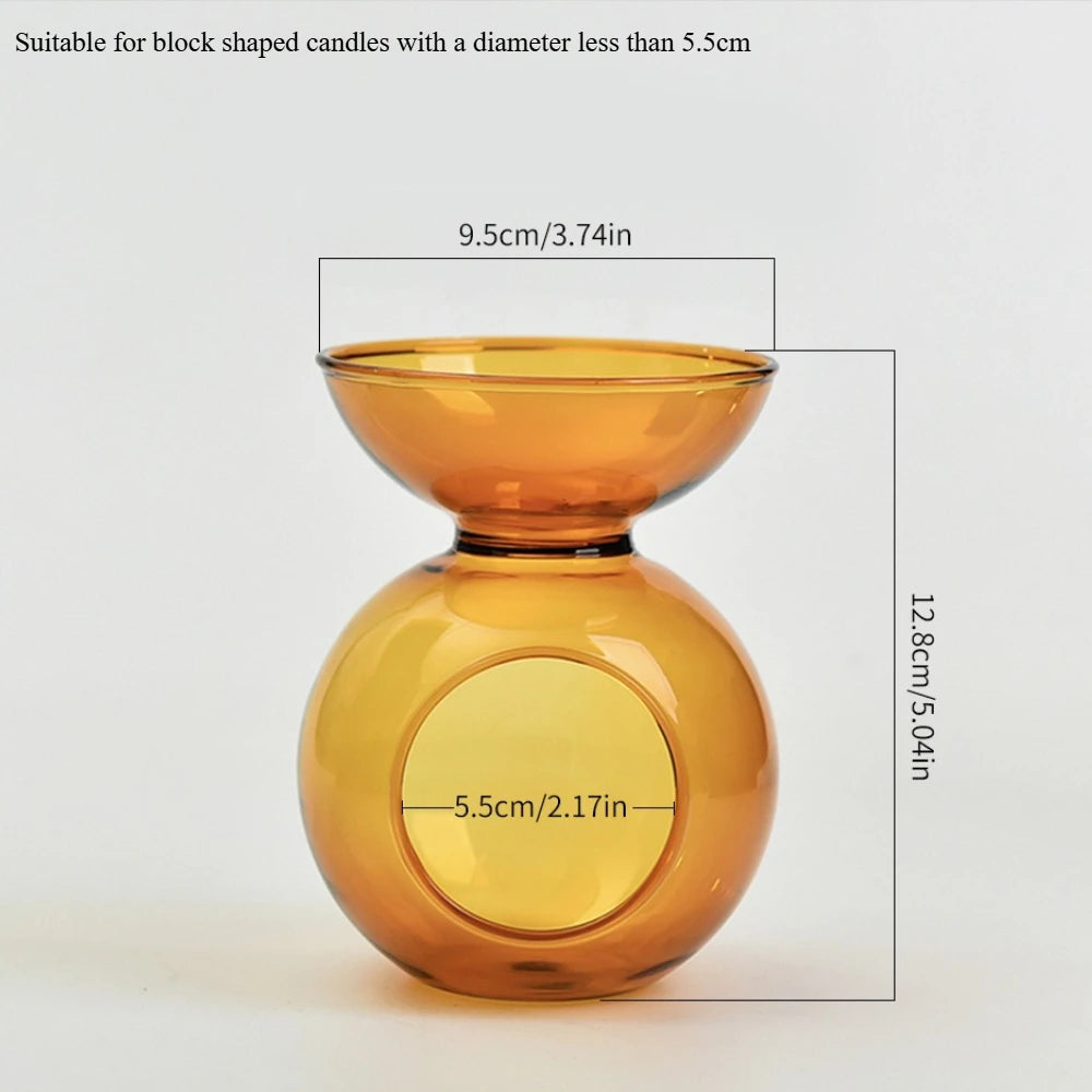 YICKYUE  -  European Style Aromatherapy Lamp Candle Holder Home Double-Layer Burner Tealight Holder Candle Home Decoration Ornaments