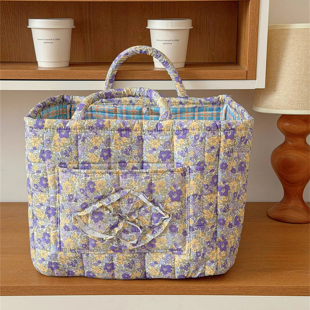YICKYUE  -  New Fabric Storage Basket Red Checkered Large Capacity Quilted Laundry Hampers Collapsible Dirty Clothes Handleld Organizer Home