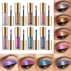 YICKYUE  -  8 Colors Liquid Eyeshadow Stick Shimmer Waterproof Metallic Glitter Eyeliner Highlighter Pen Eyeshadow Makeup Cosmetics