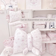YICKYUE  -  Cute Pillow Cat Velvet Pillow Bow Sofa Home Decoration Bedroom Dormitory Office Chair Cushion Cute Nap Pink Pillow 45cmx35cm