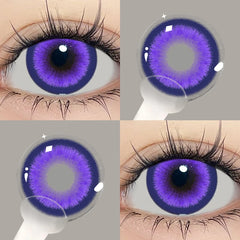 YICKYUE  -  Purple Color Contact Korean Big Eyes Lens Violet Cosplay Contacts New Arrive Makeup High Quality Fast Shipping