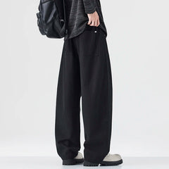 HEARUJOY  -  Autumn New Arrival Japanese Retro 3D Tailored Pants - Men's Oversized Straight Wide-Leg American Casual Trousers
