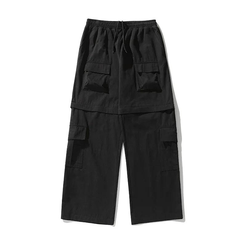 Hearujoy 2024 New Cargo Pants Men Oversize Outdoor Casual Trousers Multi Pocket Pure Cotton Jogging Pants Mans Streetwear Hip Hop