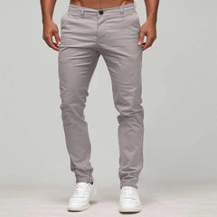 HEARUJOY  -  Jogging Work Cargo Trousers Male Slim Waist Full Trousers Men'S Casual Solid Mid Pocket Length Fashion Pant Ropa De Hombre