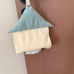 YICKYUE  -  Cute Living Room Car Tissue Organizer Decorative Napkin Dispenser Luxury House Shape Tissue Box Bathroom Toilet Paper Holder