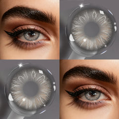 YICKYUE  -  Twinkle Doll-eye Colored Contact Lenses Half-Yearly Use Blue&Green Natural Contacts for Women Daily Eye Beauty &Makeup