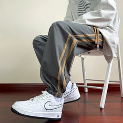 HEARUJOY  -  Men's Outdoor Printed Trendy Comfortable Straight Leg Pants Are Comfortable Versatile Breathable High-quality Straight Leg Pants