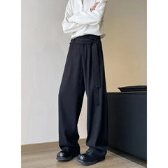 HEARUJOY  -  Coffee Black Suit Pants Men Society Mens Dress Pants Korean Loose Casual Wide Leg Pants Mens Office Formal Trousers Large Size